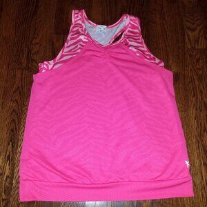 Danskin Girls Pink Layered Tank Top